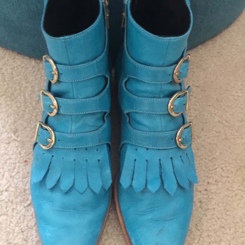 RARE COLOR…Modern Vice Jett Boots rare limited edition turquoise - Picture 5 of 16